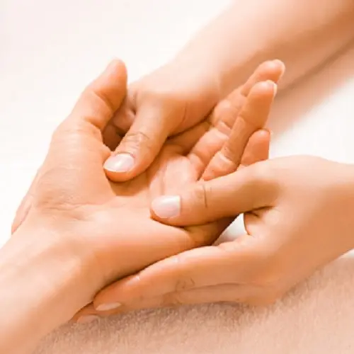 séance de réflexologie palmaire exemple en formation